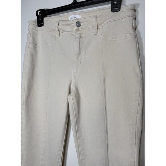 KANCAN Off White Jeans Chic Cream Skinny Size 9 - Picture 2 of 11